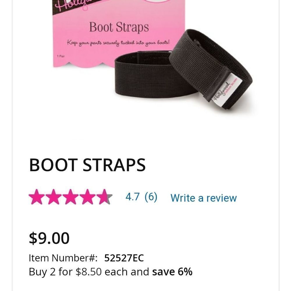 Hollywood Boot Straps - Picture 2 of 2